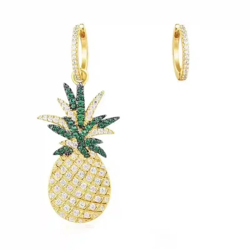 LI KI High Quality 925 Silver Watermelon Ice Cream Earrings In A Variety Of Stylish And Elegant Jewelry Gifts For Friends 4