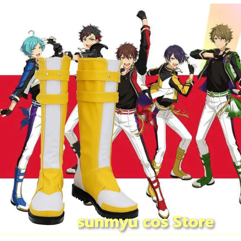 

Ensemble Stars! RYUSEITAI Cosplay Boots Morisawa Chiaki Shinkai Kanata Nagumo Tetora Takamine Midori Shinobu Sengoku Shoes
