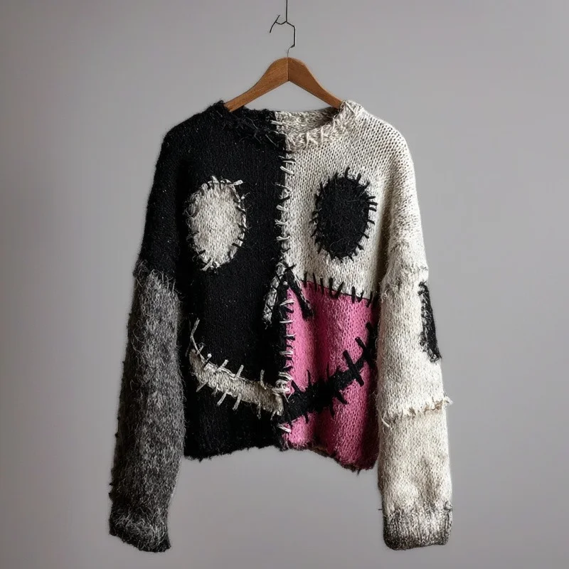 

Женская свободная толстовка с 3D принтом на Хэллоуин, мягкая вечерние толстовка с круглым вырезом, косплей, тыква, готический, уютный осенний наряд для женщин, подарок