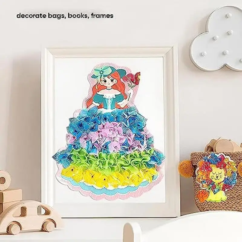 Poke Art DIY Toys 3D Hand-Painted Coloring Dress Up Kit Safe To Use Painting Toy Gifts For Thanksgiving Easter New Year