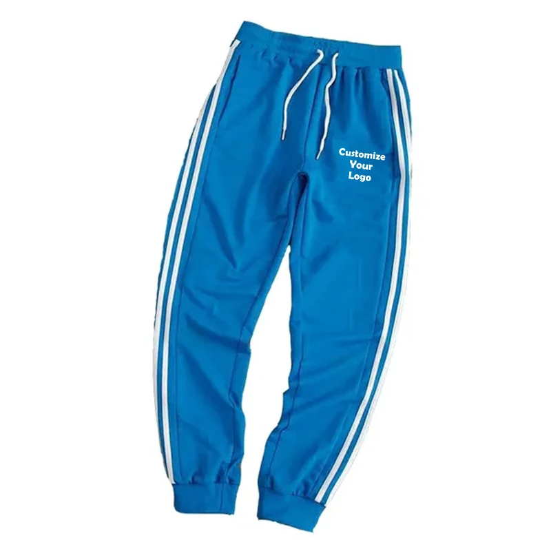 Moletom de fitness casual masculino, Calças esportivas macias, Calças de jogging personalizadas