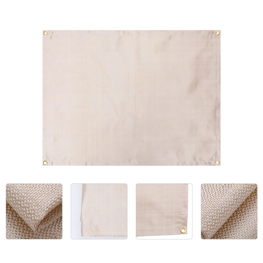 Barbecue Protective Cloth Flame Retardant Blanket Heat Insulation Fire Resistance Mat Floor