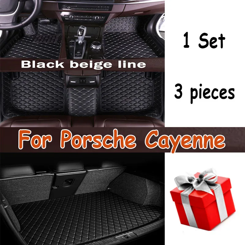 

Car floor mats for Porsche for Cayenne 2011 2012 2013 2014 2015 2016 2017 Custom auto foot Pads automobile interior accessories