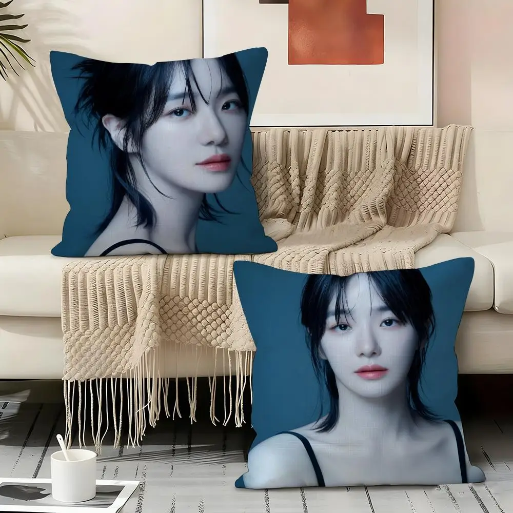 Park G-Gyu-young SINGER Pillow Case Pillowcase, Double-sided Printed, Sofa Cushion, Bedroom Headboard Pillow