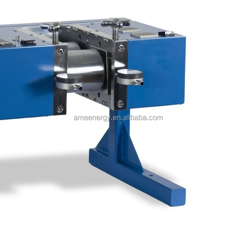 آلة الضغط الدوارة العمودية آلة التقويم لتقويم القطب الكهربائي للبطارية