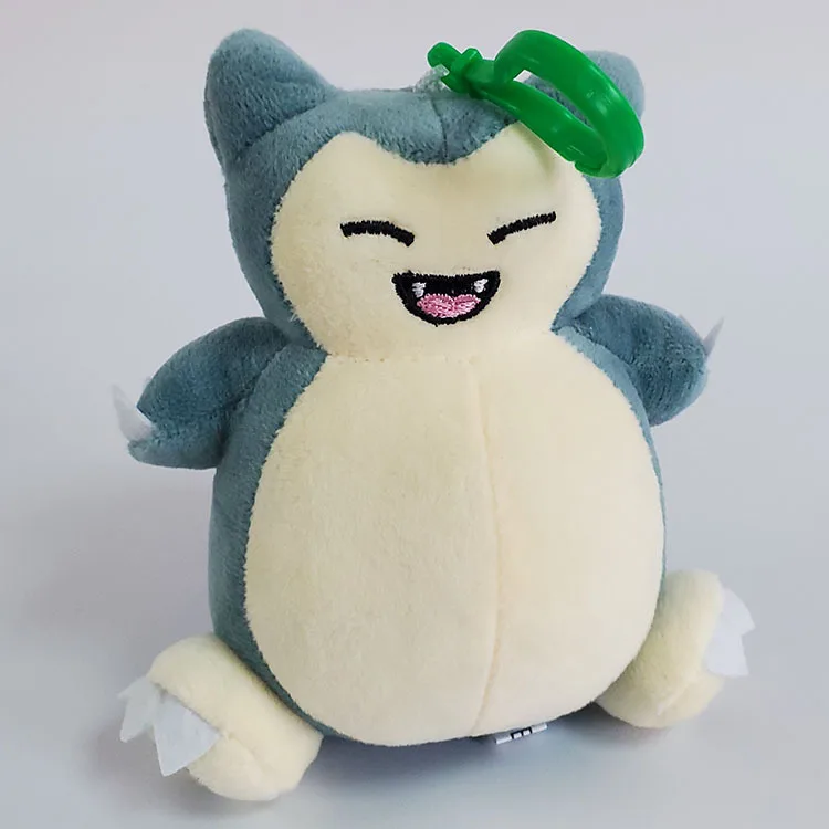 16cm Q Version Japan Anime Pokemon Snorlax Smile Kawaii Lovely Toys Doll Soft Animals For Children Birthday Gifts