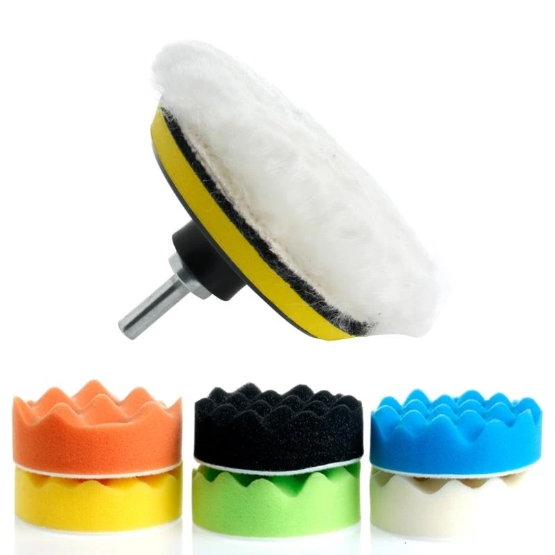 

2025 Новый новый 8pc 4 ”Губковая полировка восковой полировки