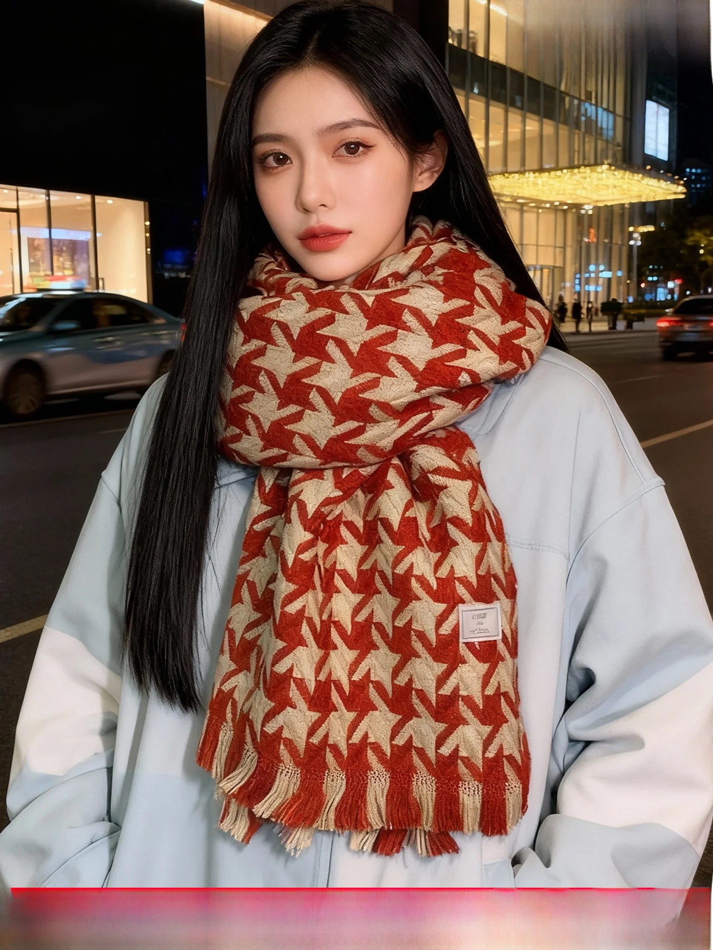 australian-camere-scarf-women's-2025-new-autumn-winter-high-end-korean-knitted-versatile-awl-birthday-gift