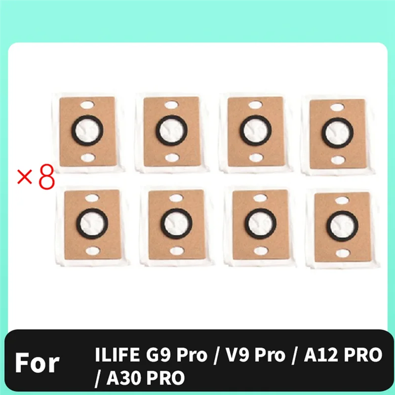ABRG-8 pièces sac à poussière pour ILIFE G9 Pro / V9 Pro / A12 PRO / A30 PRO accessoires d'aspirateur sac à poussière pièces de rechange