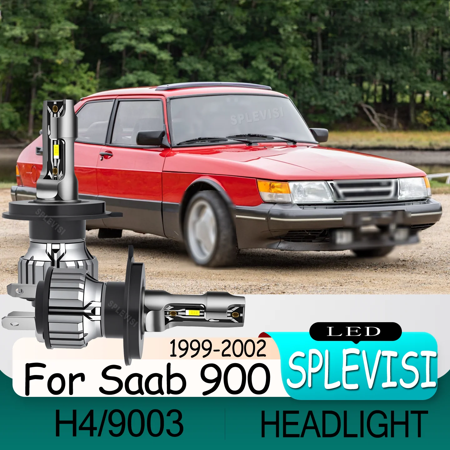 

No Light Waste High-Power Long-Lasting Plug-and-Play 9003/h4 LED Headlight 3 year warranty For Saab 900 1999 2000 2001 2002