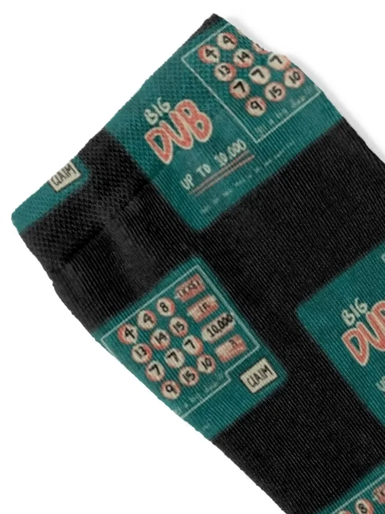 Scratch Off Lottery Ticket BIG WIN (fake) Socks anti slip football Sports Boy Child Socks Women's