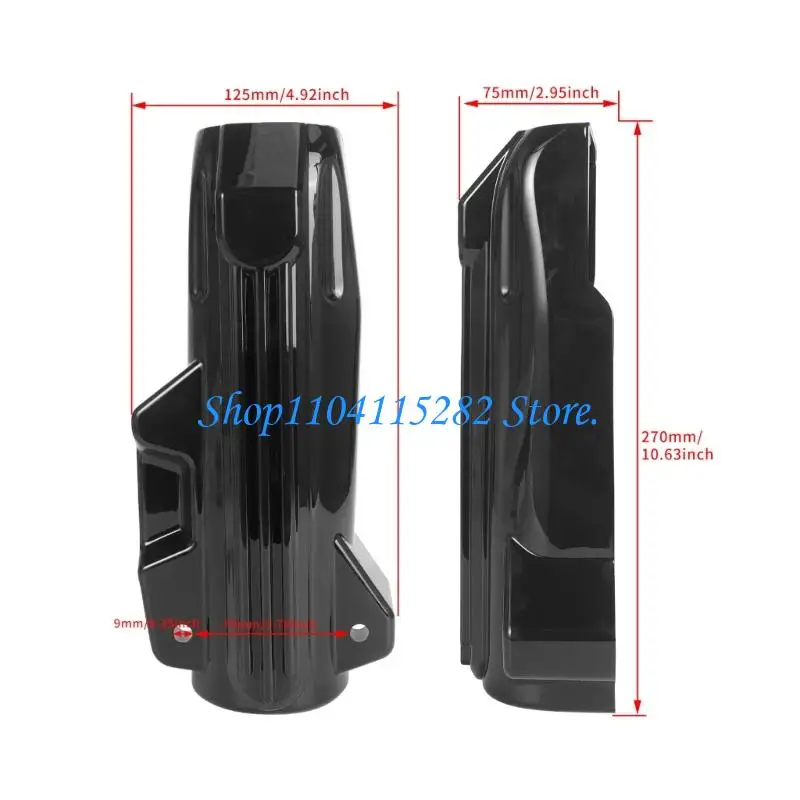  Impact Resistant ABS Front Fork Dust Guard For Bikes 14 To 22 Year Easy Mount