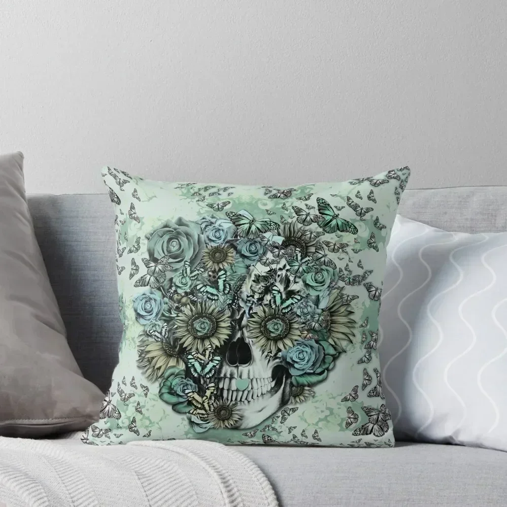 

Constant, sunflower skull Throw Pillow Luxury Sofa Cushions Pillow Covers Decorative autumn decoration pillow