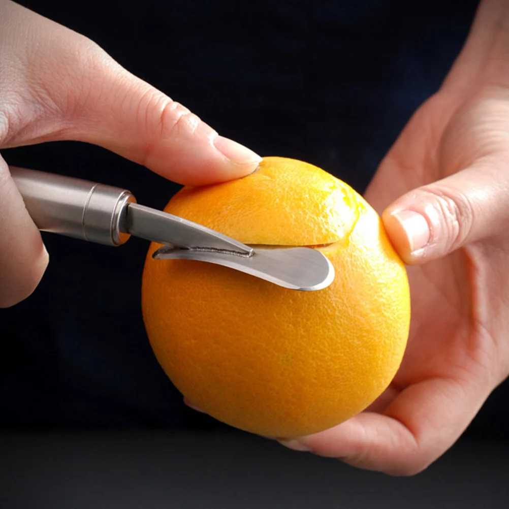 

Stainless Steel Peeler Practical Fruit Opener Grapefruit Kitchen Gadgets Lemon Peeler Veggie Tool Easy Clean