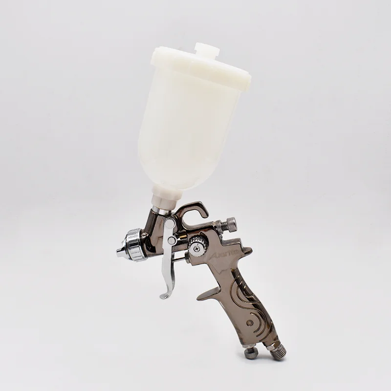 Auarita Mini PISTOLA DE PULVERIZACIÓN K-350 boquilla de 0,8mm aerógrafo profesional pistola de pintura para pintar herramientas de aire aerógrafo de coche