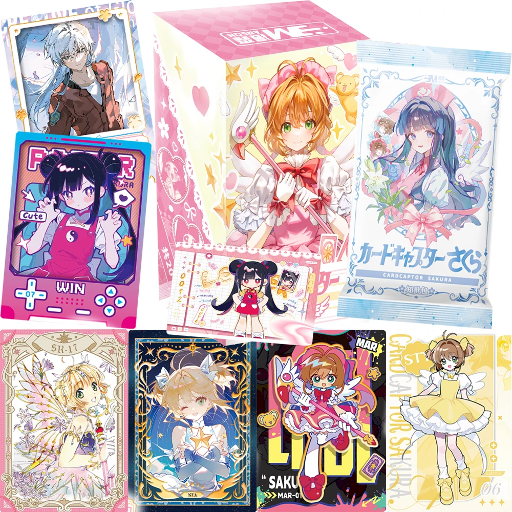 Card Captor Sakura Hobby Collection Anime Fashion Trendy Magical Lady Unique Creative Hot Stamping Character Cards Birthday Gift