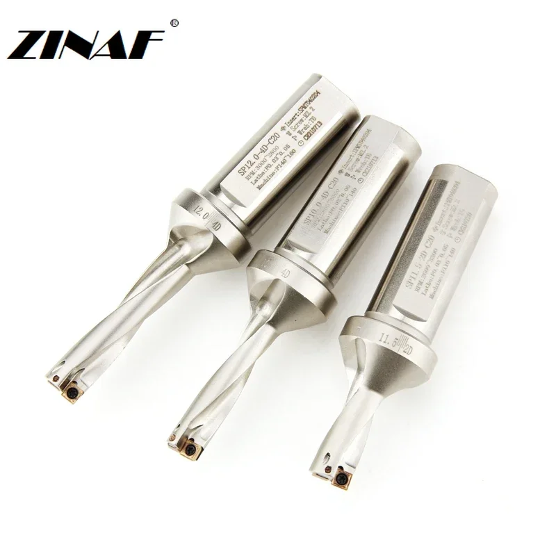 Imagem -03 - Broca de Pequeno Diâmetro Inserir u C20- 2d 3d 4d 10 10.5 11 11.5 12 Rápido Spmt Spmt040204 Torno Mecânico Cnc