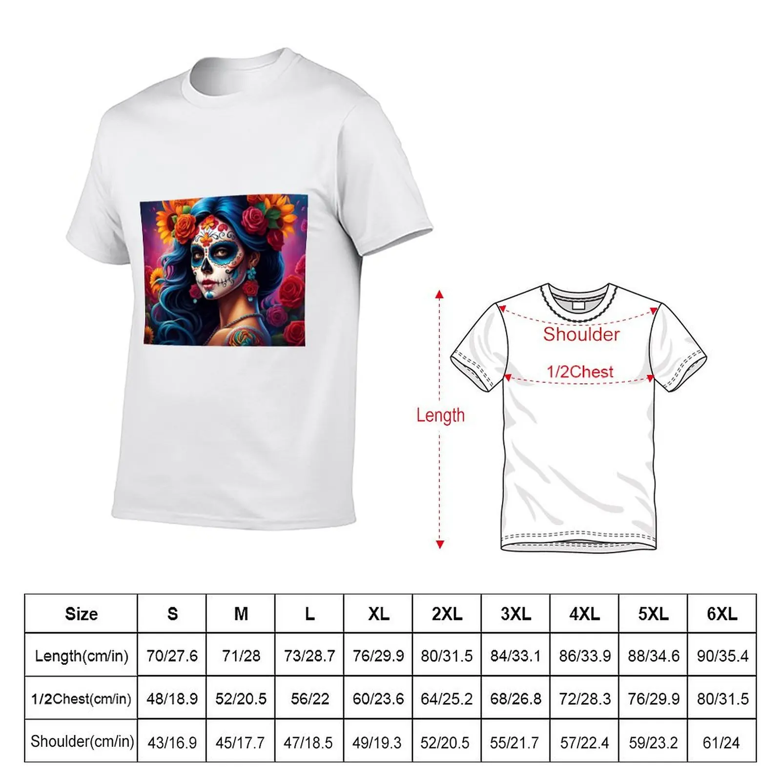 La Catrina T-Shirt man t shirts high quality luxury brand man t shirts for men casual g man t shirts for men T-Shirt