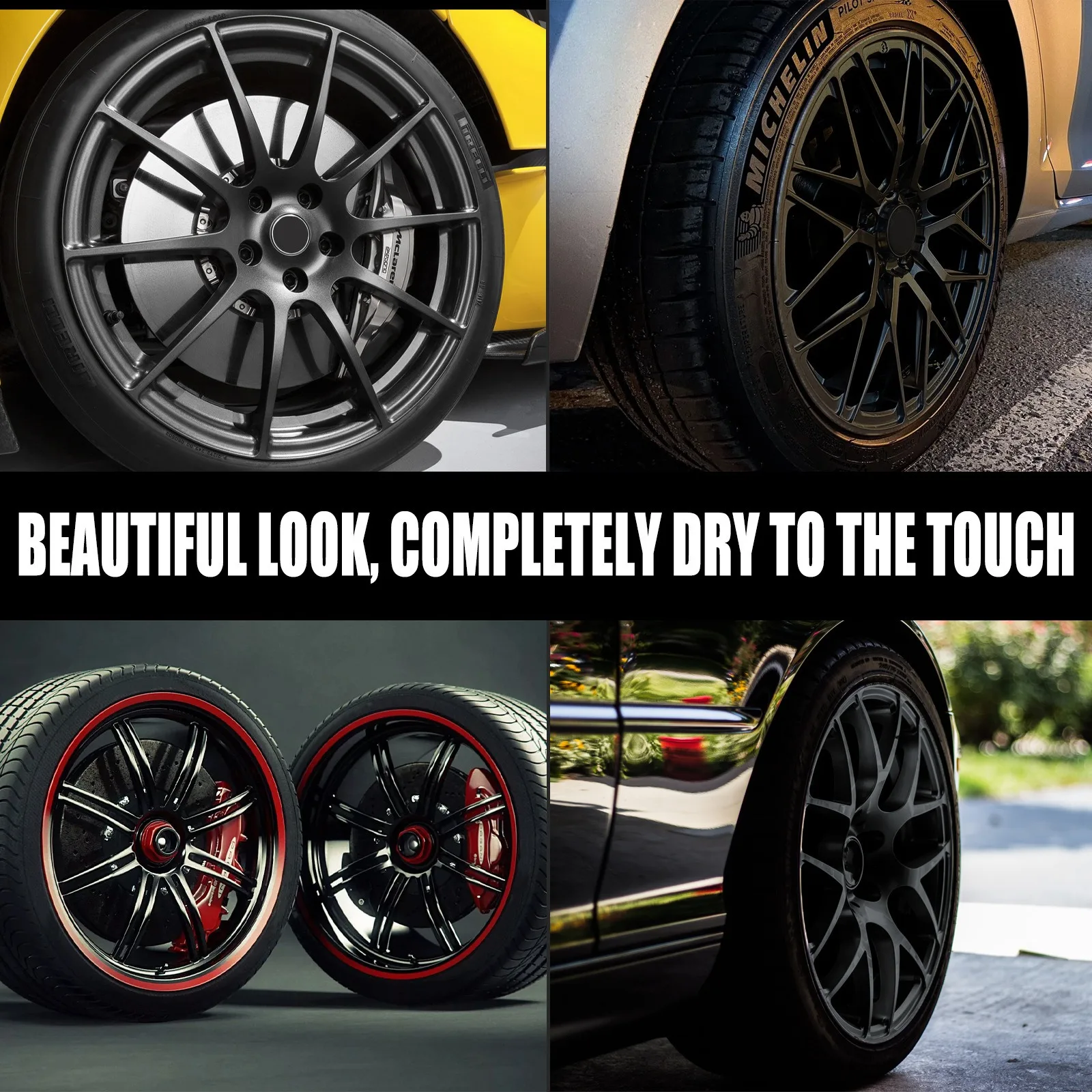 Universal Black Paint Fix Tool Car DIY Alloy Wheel Repair Adhesive Kit For Car Auto Rim Dent Scratch Care Accessories Quick