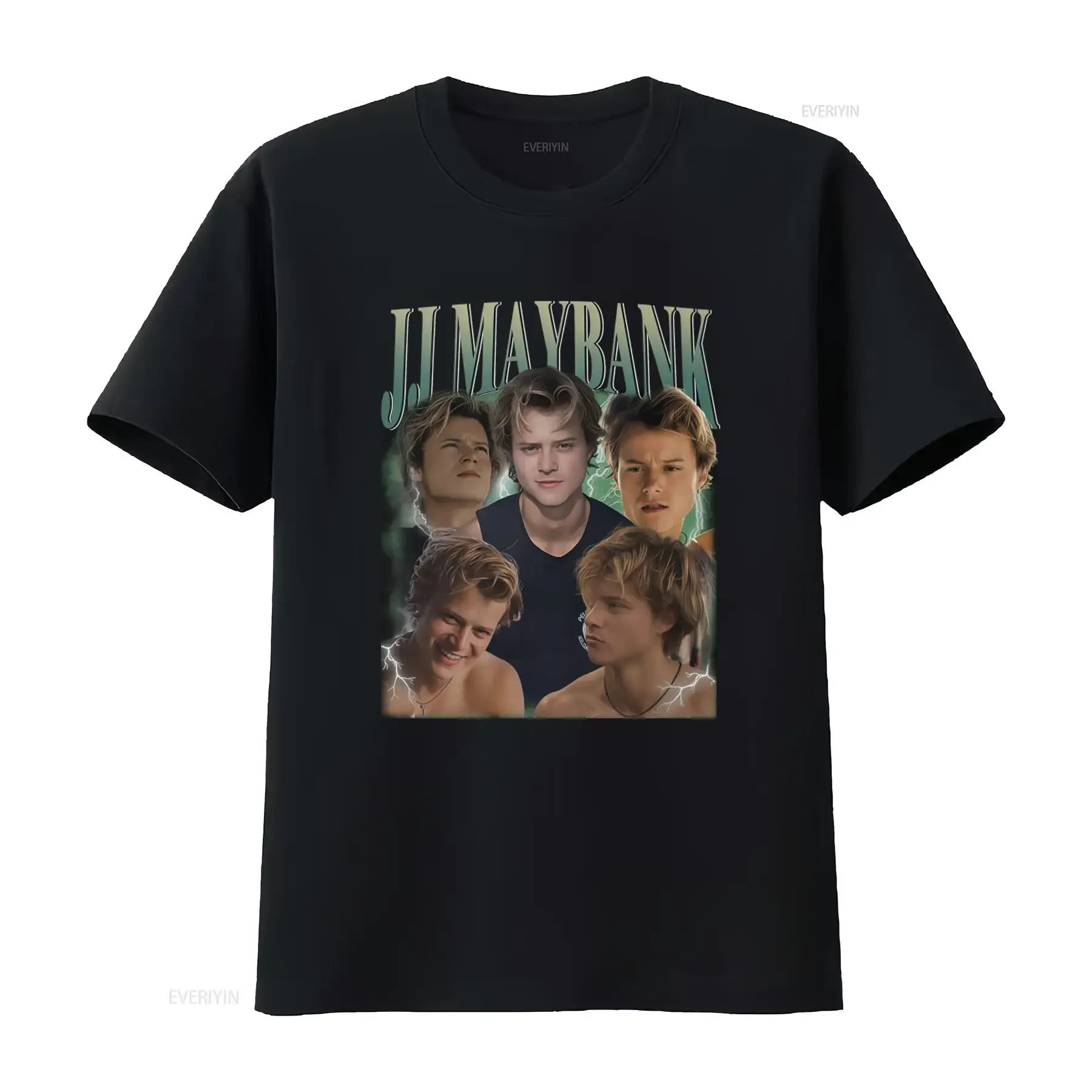 Limited JJ Maybank Vintage T Shirt for Women and Men Stylish Design with Lightning Effects vintage Washed Casual Slightly