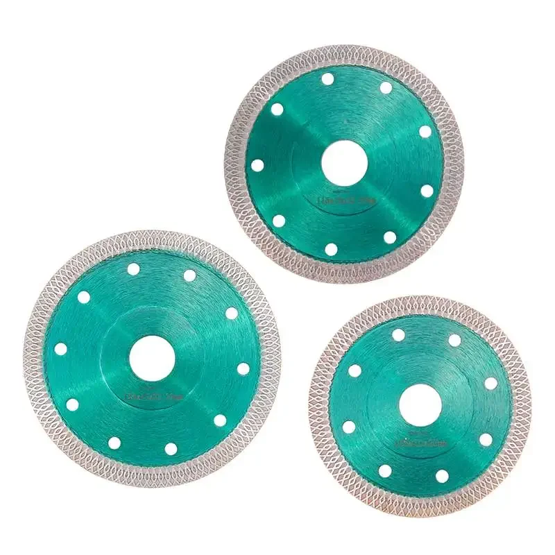 105/115/125mm for Porcelain Ceramic Tile Green Diamond Saw Hot pressed sintered Mesh Turbo blade Cutting Disc Diamond Wheel
