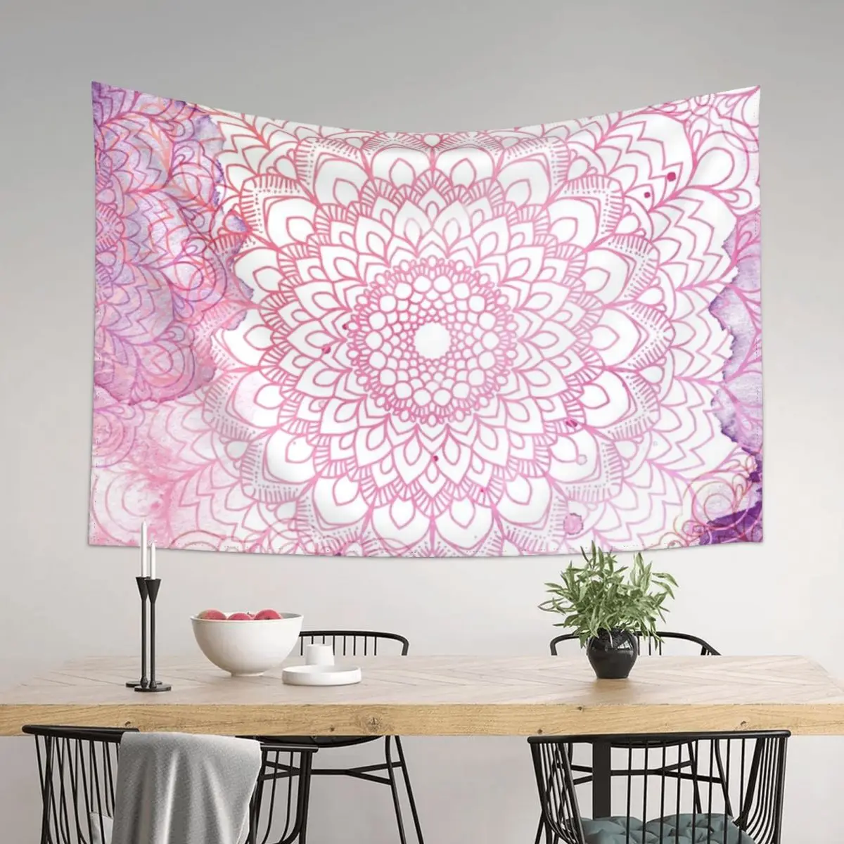 

Mandala Watercolor Tapestry Wall Hanging Cute Decor Decorative Wall Mural Wallpapers Home Decor Tapestry