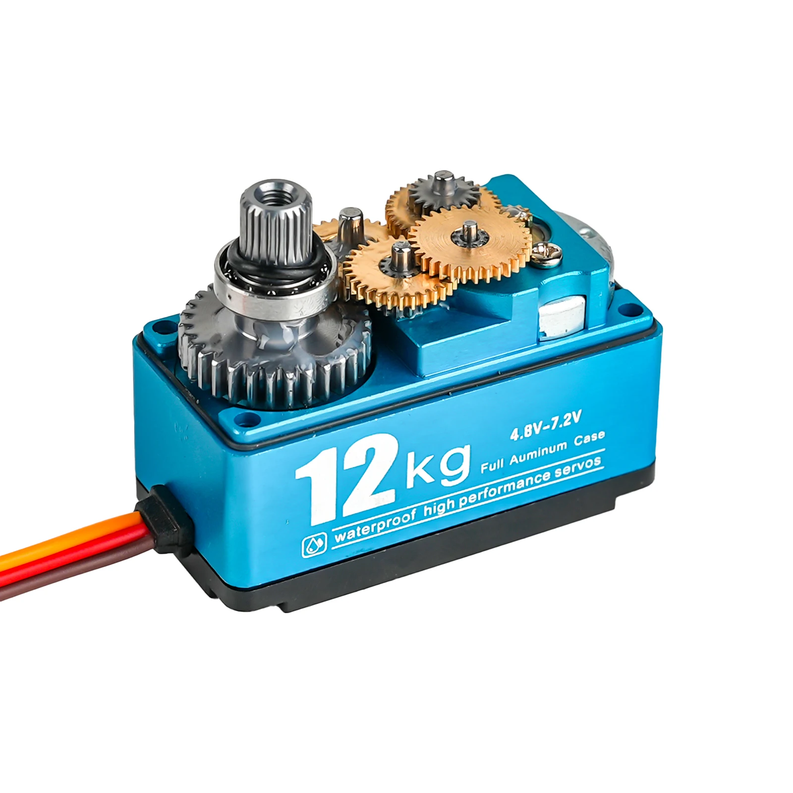 TD-9412MG 12kg High Torque Digital Servo Metal Gear Carbon Brush Motor Short Body Servo for 1/8 1/10 RC Car Boat Robot Parts