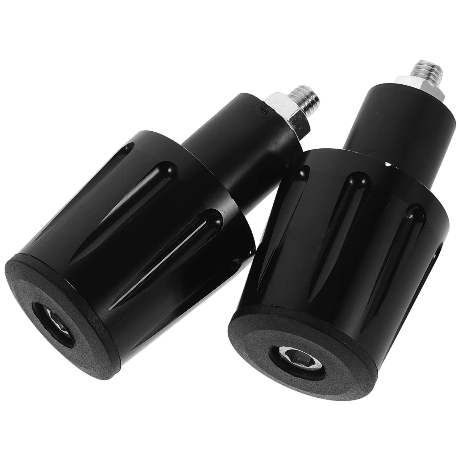 

Modification Hand Plug Aluminium Motorbike Grip Plugs Cover Black Iron Bar End Cap