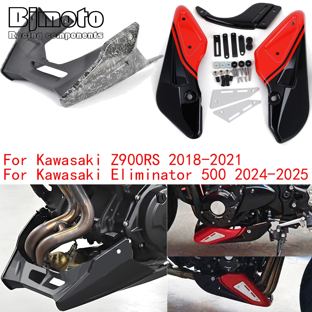 

Eliminator500 Bellypan Lower Fairing Chassis Engine Guard Cover For Kawasaki Eliminator 500 2024-2025 Z900RS Z 900 RS 2018-2021