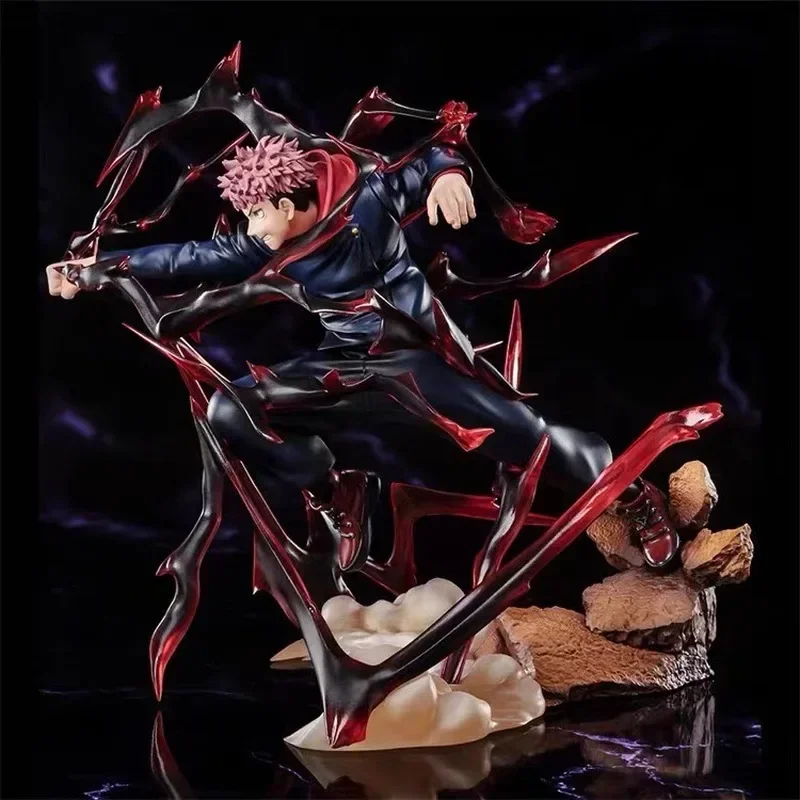 Anime Jujutsu Kaisen Action Figur Spielzeug 19cm Itadori Yuji Figuras Manga Figur GK Statue PVC Modell Puppe Geschenk für Kinder