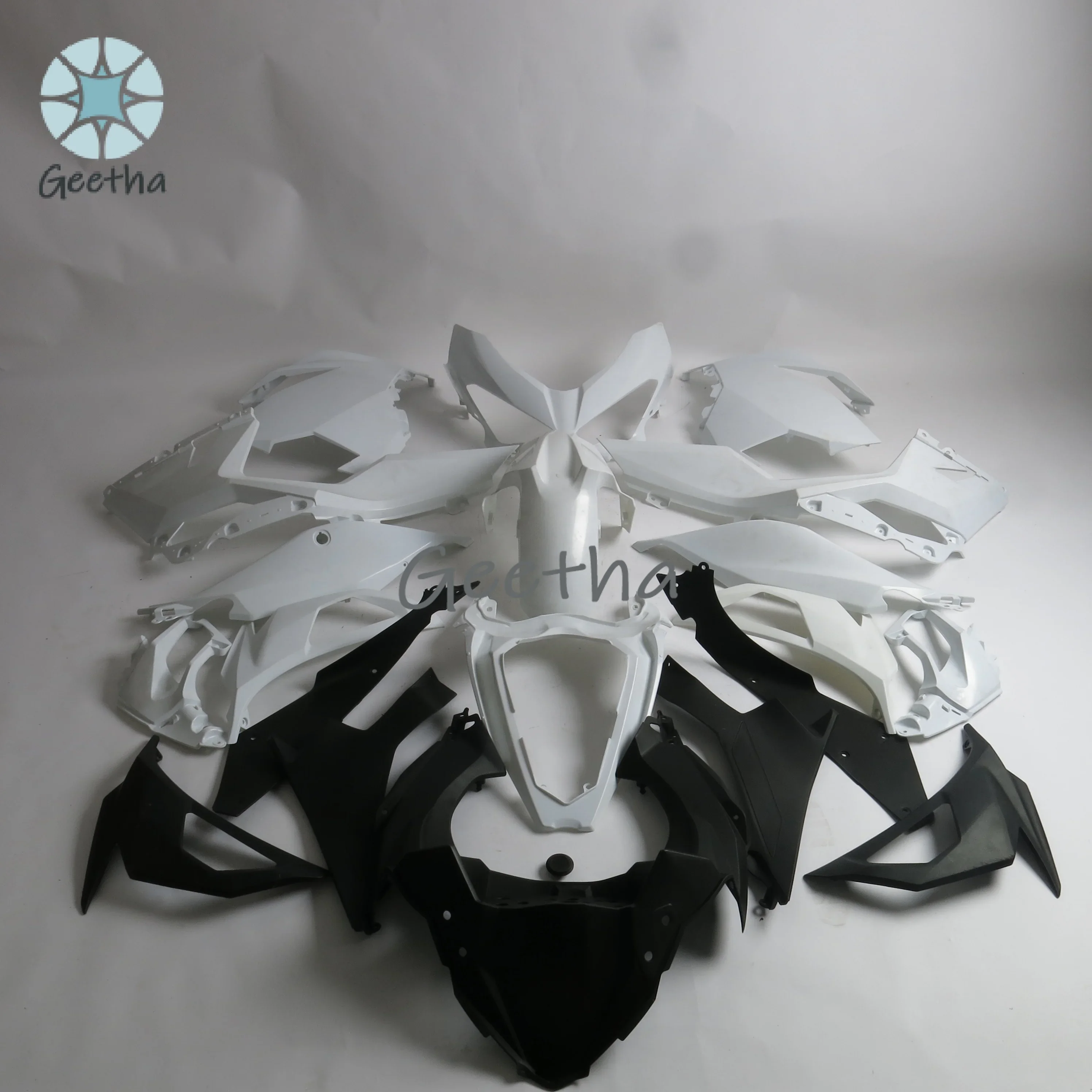 

For Complete Set ABS Unpainted Custom For Kawasaki Ninja400 2018 2019 2020 Motorcycle Bodykit Fairing