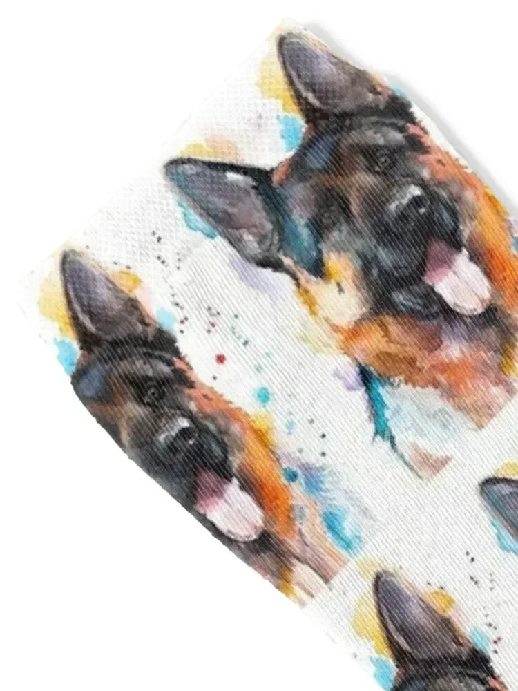 جوارب فنية للكلاب الراعي الألماني برباط لامع للرجال من القطن عالي الجودة للعام الجديد جوارب هيب هوب للنساء والرجال