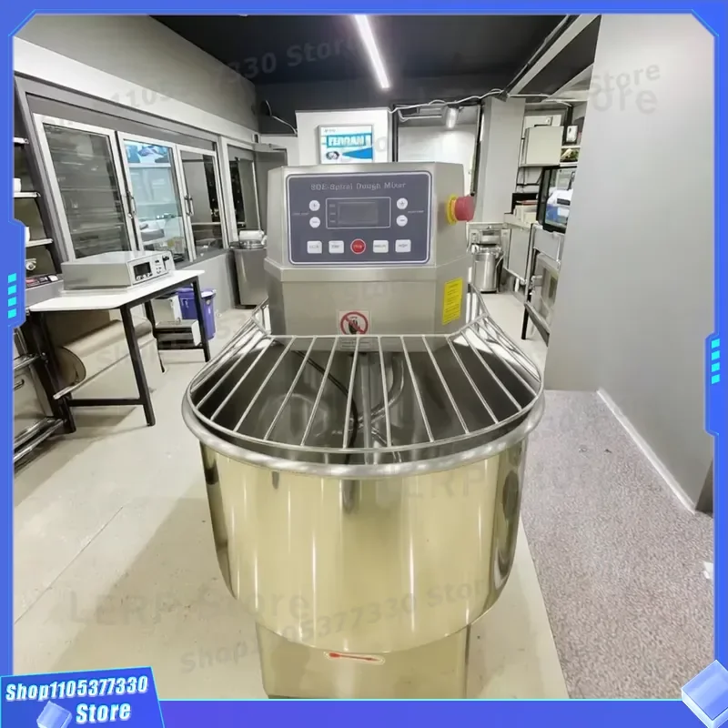 Commercial Spiral Dough Mixer 20L 30L 40L 50L CE ETL Certified Electric Bread Kneading Machine for Bakery Pizza Making