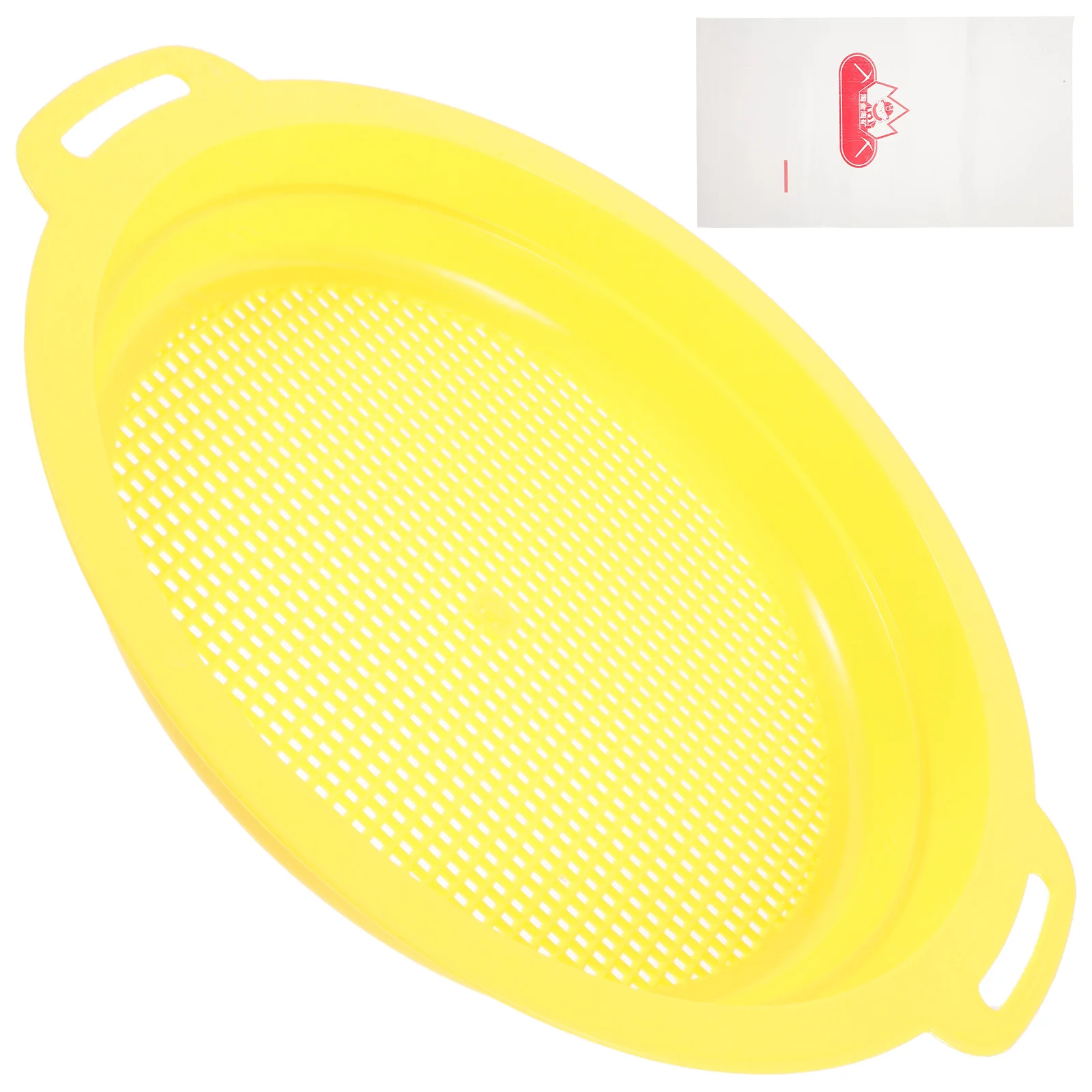 

Mining Accessories Sieve Ore Bag Sand Handheld Pan Filter Disc Mesh Potable Plastic Sifter Panning Sifting for Gold