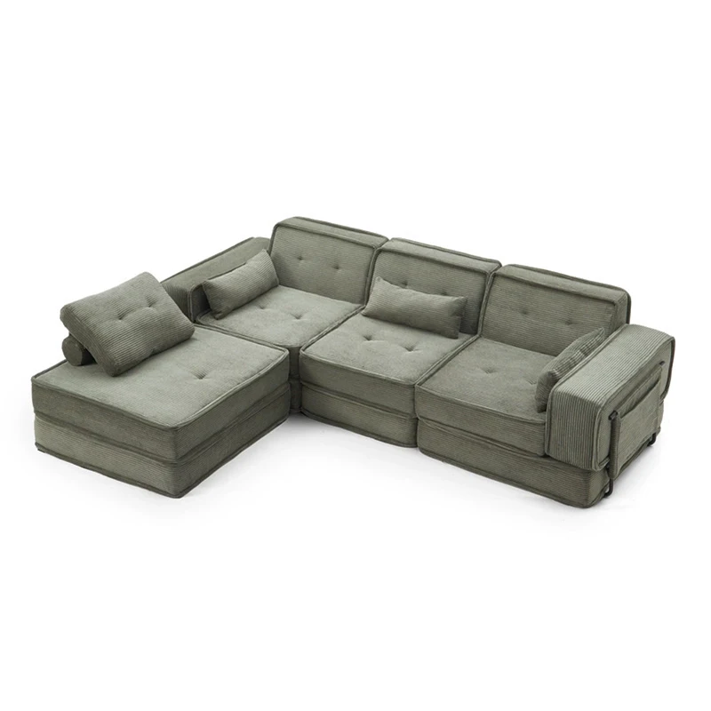 Modular compression sofa set Modern soft cloth foam sofa Boxed living room home vacuum sofa