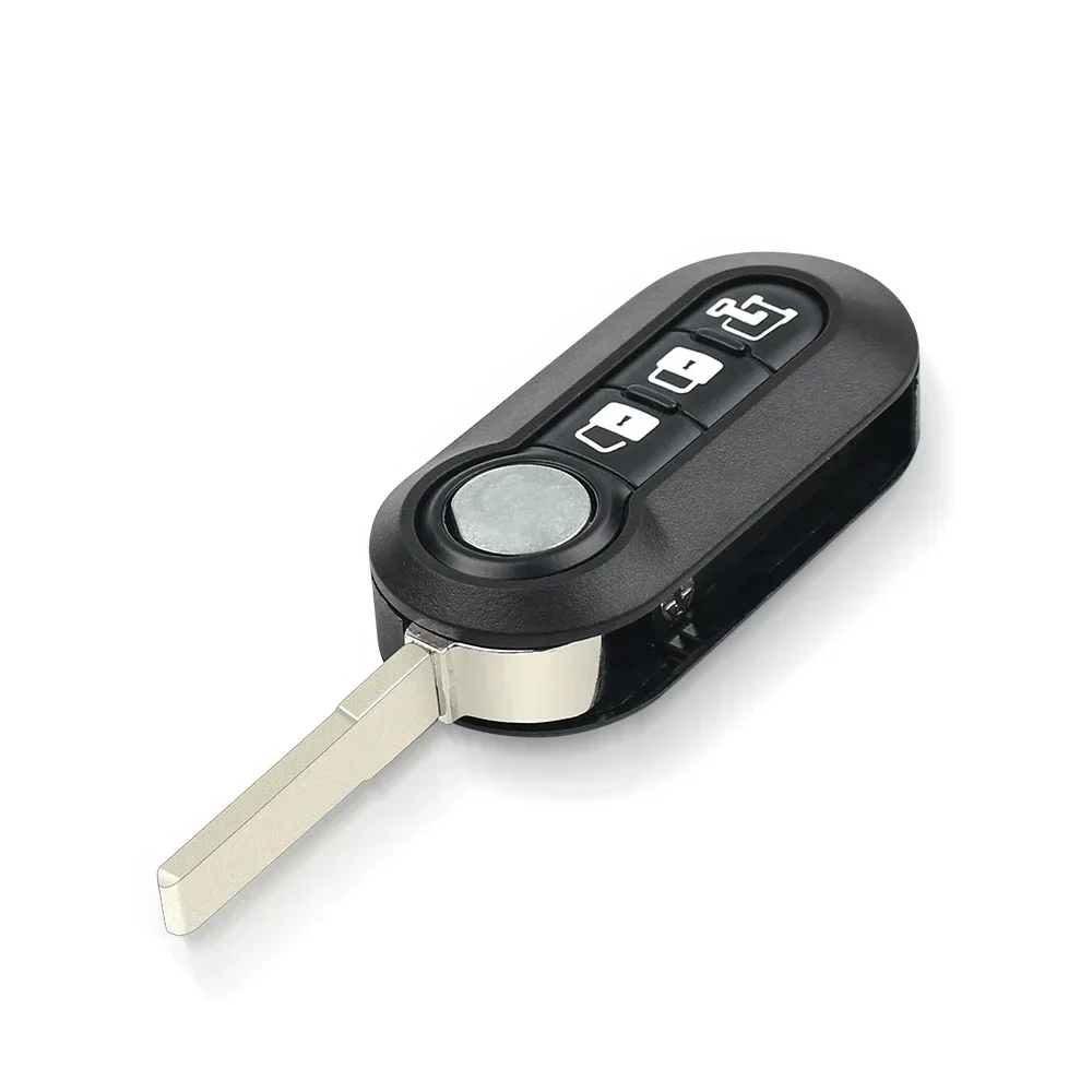 KEYYOU Good Quality For Fiat 500 Panda Punto Bravo 3 Buttons Car Key Remote Shell Blank Case Housing Fob Keyless SIP22 Blade