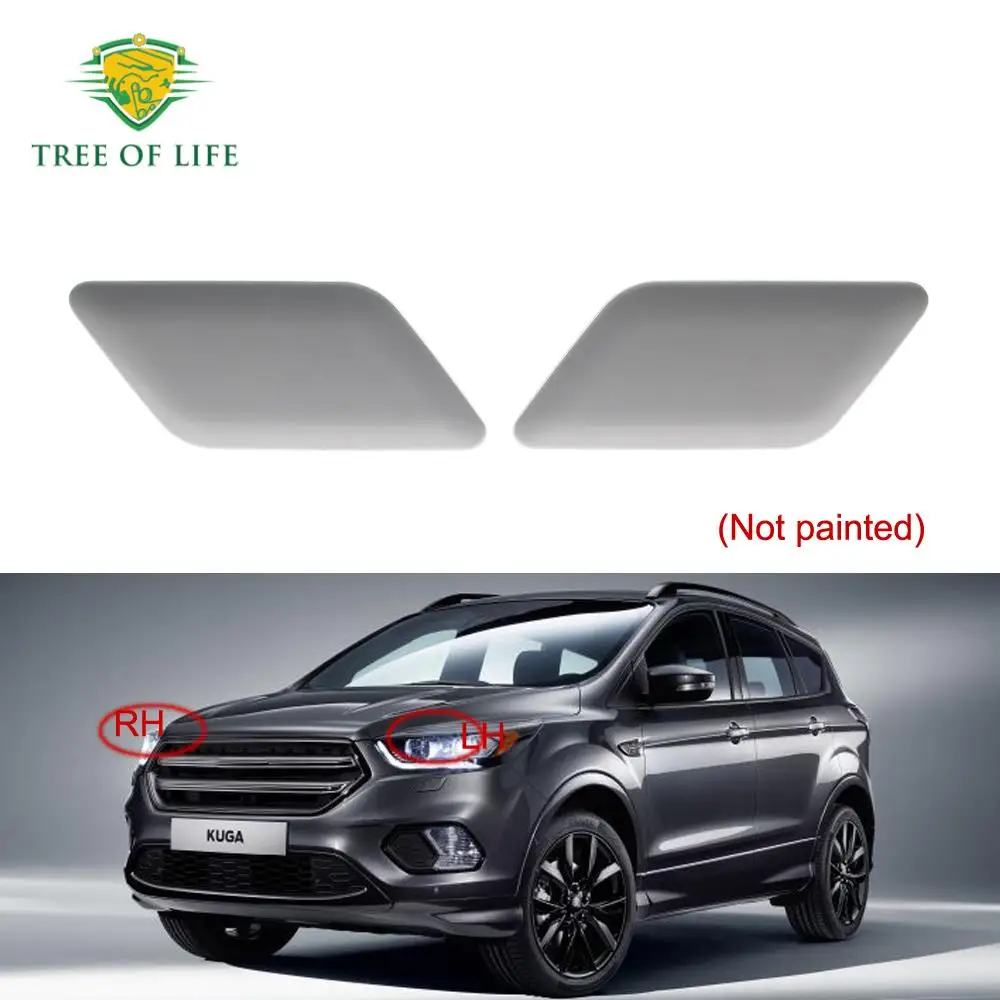 Front Bumper HeadLight Lamp Washer Spray Cleaning Actuator Cover For FORD KUGA FL II 2016 2017 2018 2019 GV4413L018AC 2038139