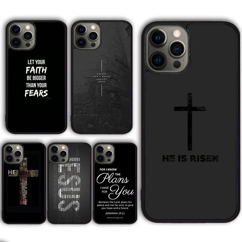 God Jesus Christ Christian Phone Case Cover for iPhone 16 15 SE2020 13 14 11 12 Pro Max 6 7 8 Plus  coque fundas Shell