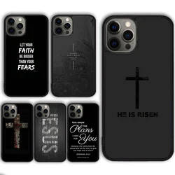 God Jesus Christ Christian Phone Case Cover for iPhone 17 Air 16 16e 15 13 14 11 12 Pro Max Plus  coque fundas Shell