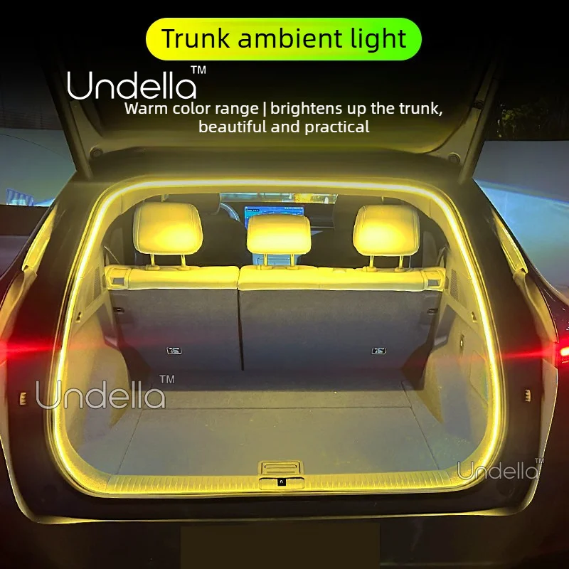 For XPENG G6 2026 2025 2027 Car Rear Trunk High Brightness Lighting Ambient Light Decoration Tailgate Light Strip Accessories
