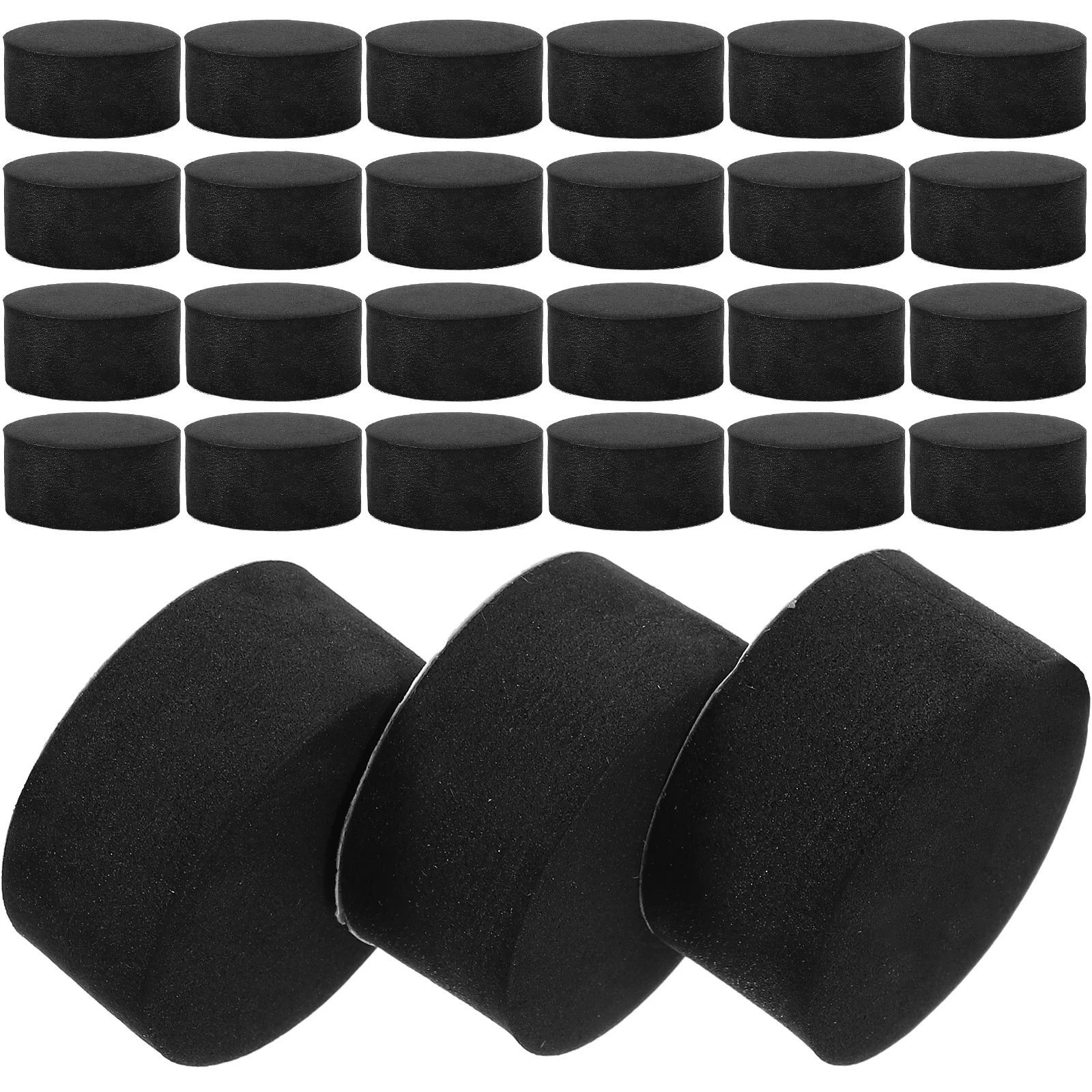 

100pcs Tray Anti-slip Pad Plant Risers Round Black EVA 30x15mm Thick Pot Feet Gardening Pot Feet For Outdoor Planters
