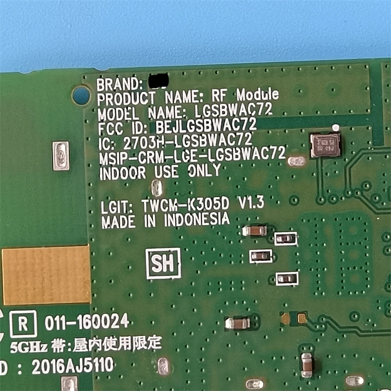 ทดสอบดี LGSBWAC72 EAT 63377302   โมดูลอะแดปเตอร์ไร้สาย Wifi 75UK6570AUA 55UK6300PUE OLED55C8AUA OLED55B8PUA 49UJ635V