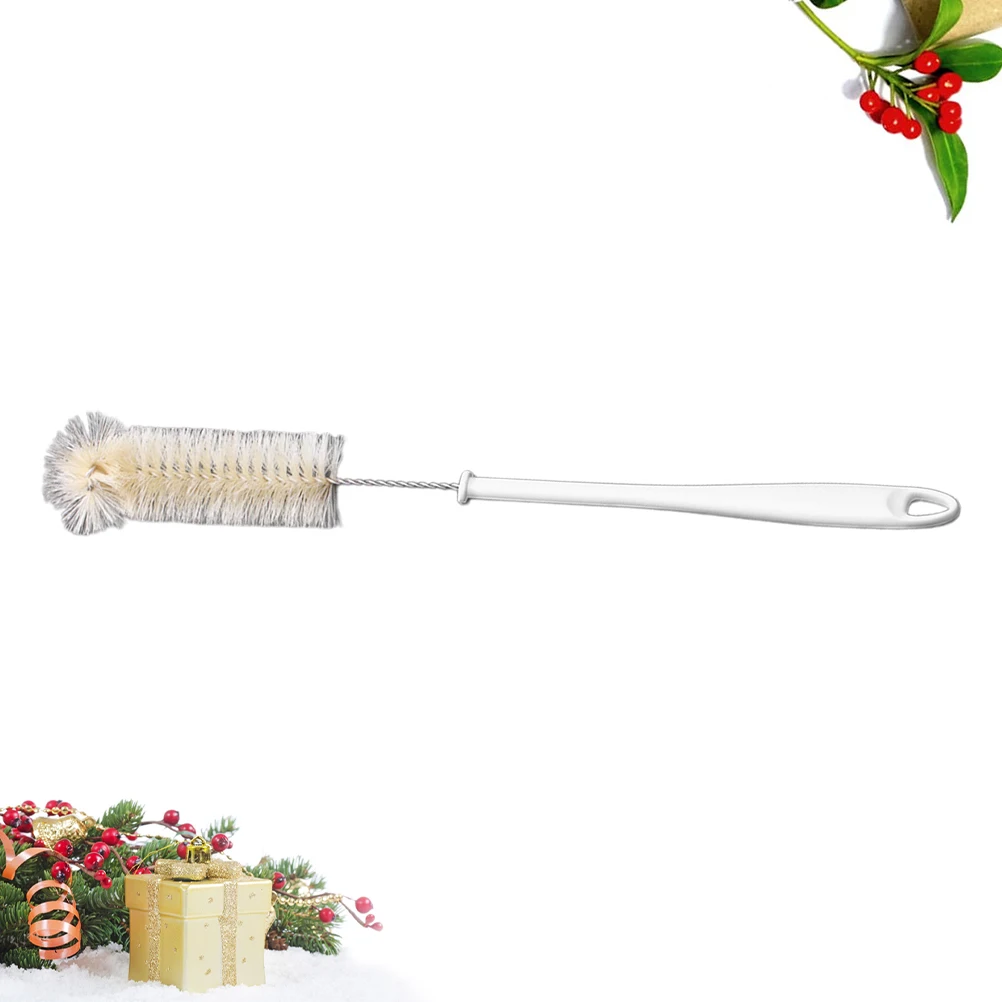 

Щетка для чистки бутылок, глубокая трубка из волос кабана, стакан, ваза, щели, длинная ручка, узкие углы, подходит для бутылки 1, 8 см, 31 см для дома