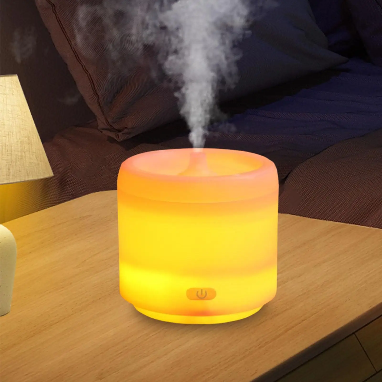 Маленький увлажнитель, тихий ночник, многофункциональный регулируемый резервуар емкостью 300 мл с красочным светом, диффузор эфирного масла для офиса