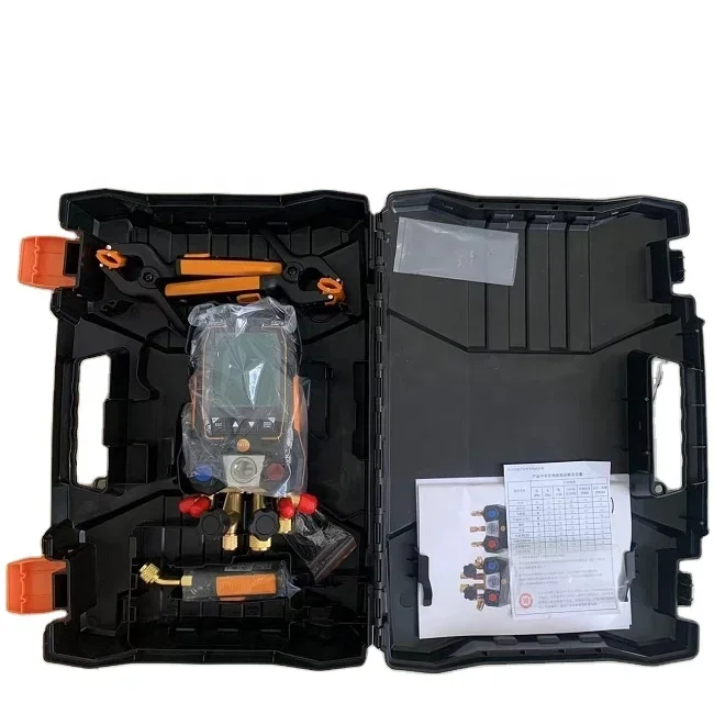 

557s Smart Vacuum Kit Smart Digital Manifold with Wireless Vacuum and Clamp Temperature Probes