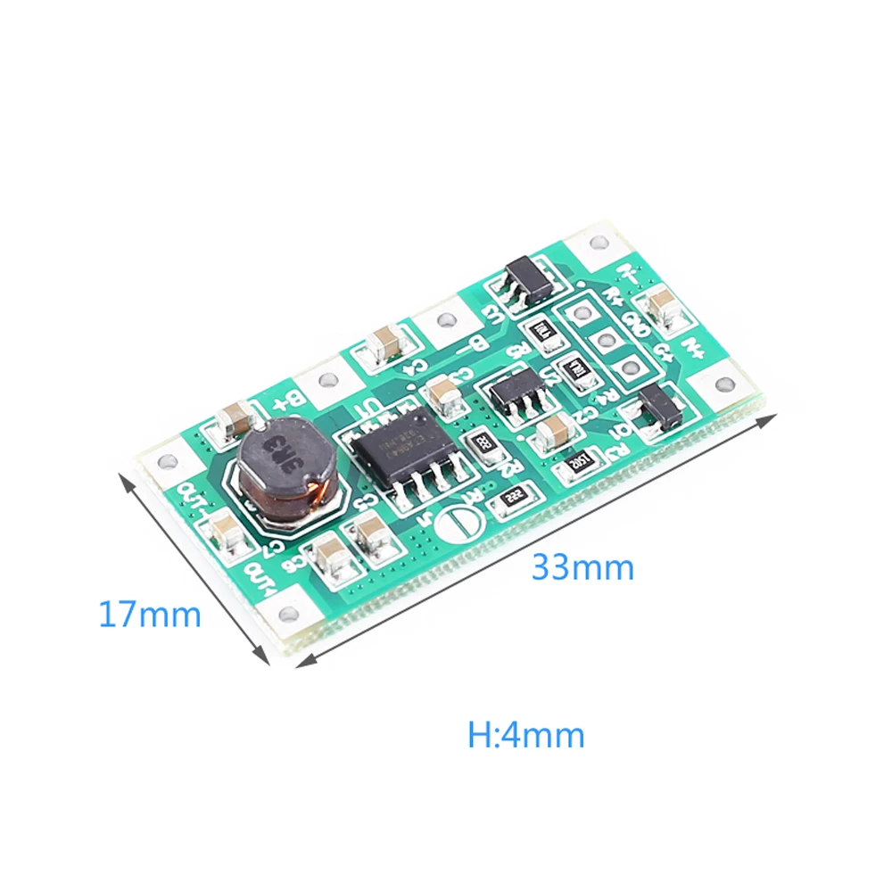 Step Up Power Supply Module Booster Voltage Converter for 18650 Lithium Battery UPS Charging Board DC 5V 9V 12V