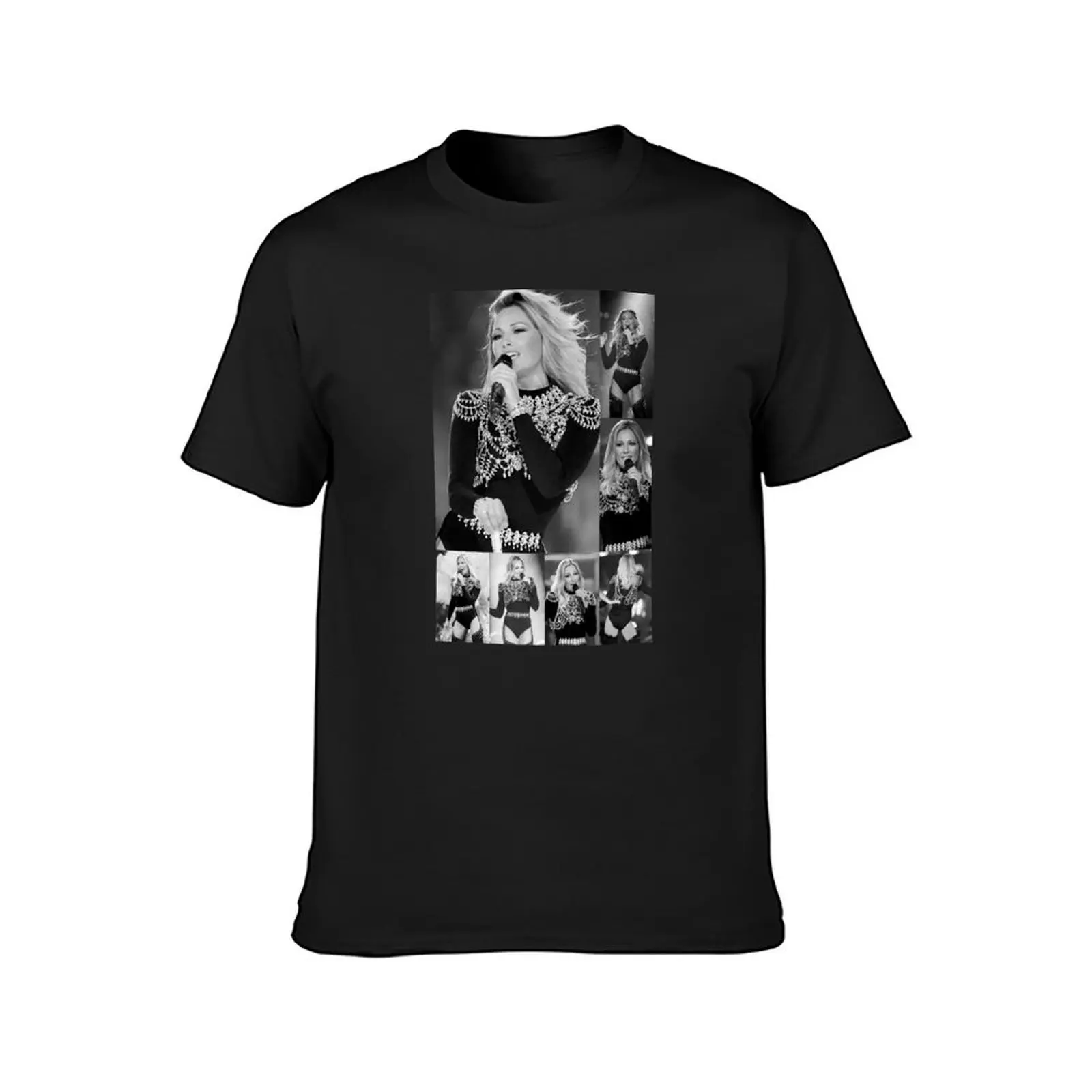 Helene Fischer Concert Collage T-Shirt Aesthetic clothing heavyweights blacks black t shirts for men