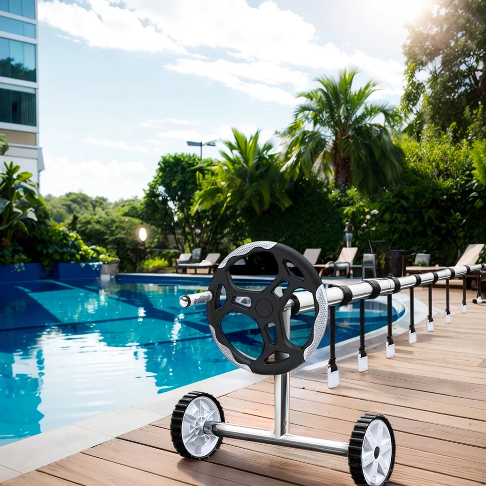 

8Pcs Solar Cover Reel Straps Solar Cover Roller Attachment Straps Solar Cover Reel Attachment Kit for Inground Swimming Pools