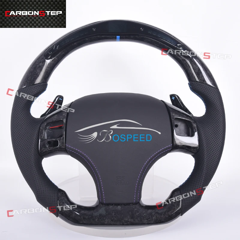 

Leather Suede Carbon Fiber Led Steering Wheel For Lexus IS250 IS350 F RCF ISF GS350 RX350 ES350 ASH LX570 IS300 GX460 GSl10