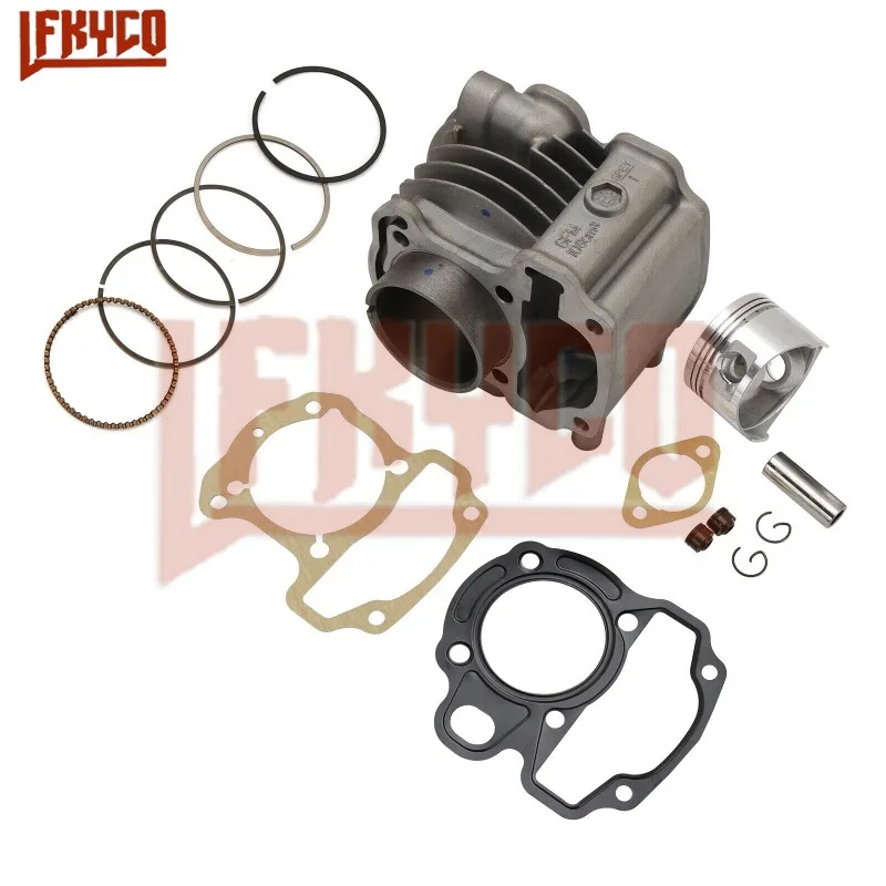 Motorcycle 50mm Engine Cylinder Kit 110CC Motor for Honda Lead 110 NHX110 NHX 110 GFM110 SCR110-T WH110T 2008 - 2015 Motoblock